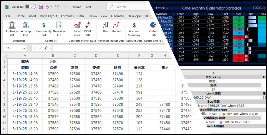 cqg_and_excel